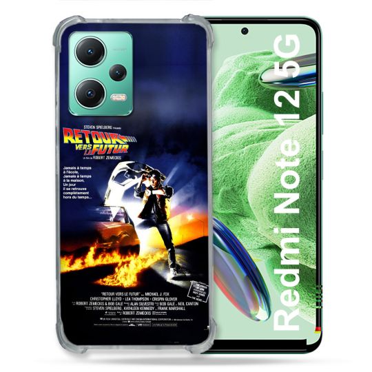 Coque Pour Xiaomi Redmi Note 12 5G Retour Vers Le Futur Affiche
