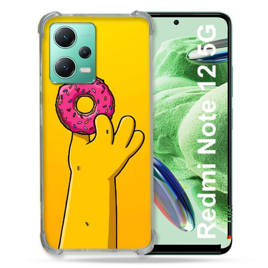 Coque Pour Xiaomi Redmi Note 12 5G Simpson Donuts