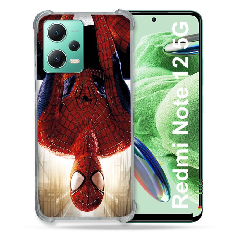 Coque Pour Xiaomi Redmi Note 12 5G Spiderman Invers