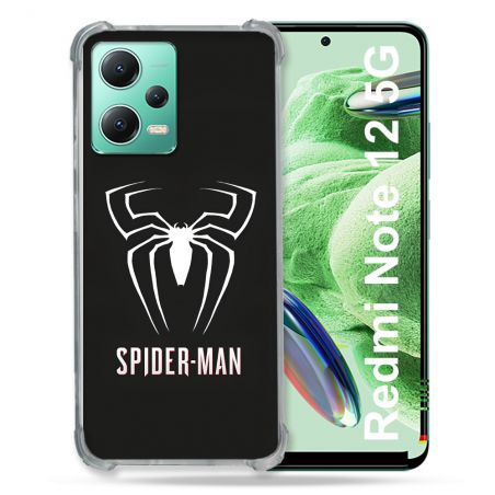 Coque Pour Xiaomi Redmi Note 12 5G Spiderman Logo