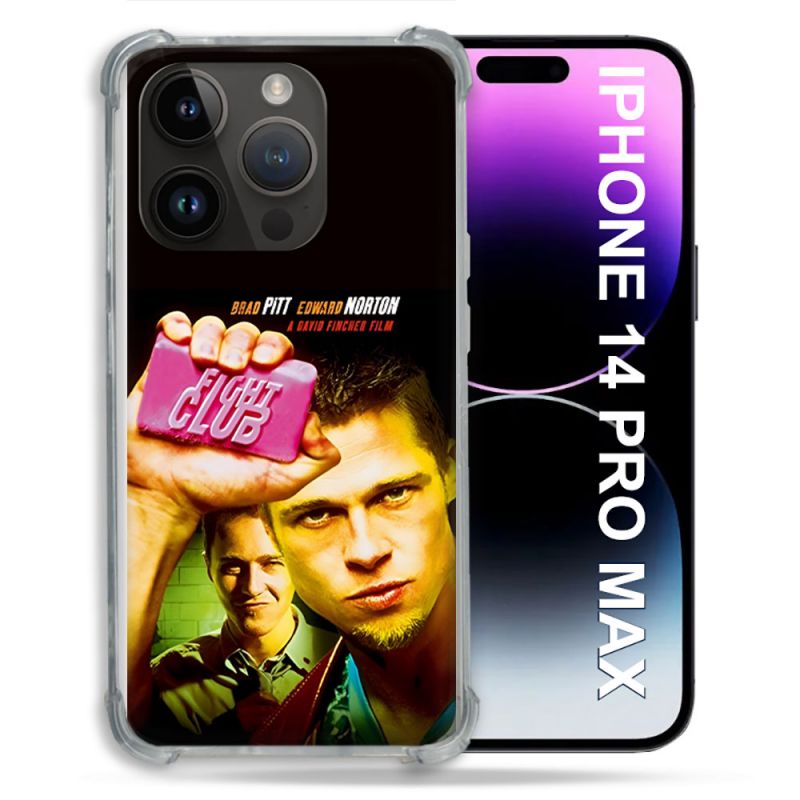 Coque Pour Iphone 14 Pro Plus Fight Club Affiche