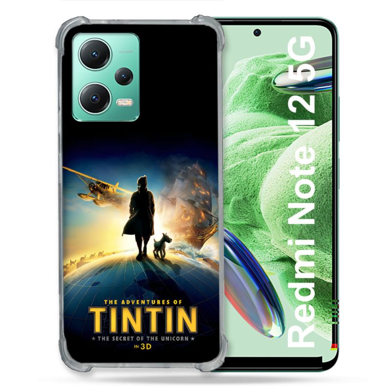 Coque Pour Xiaomi Redmi Note 12 5G Tintin Affiche