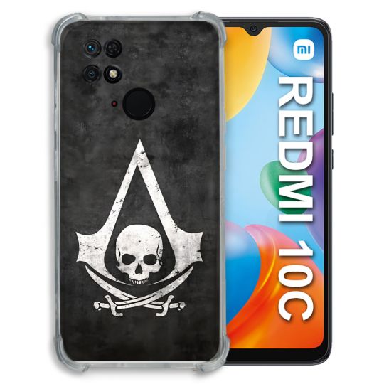 Coque Pour Xiaomi Redmi 10C Assassin Creed Tete Mort