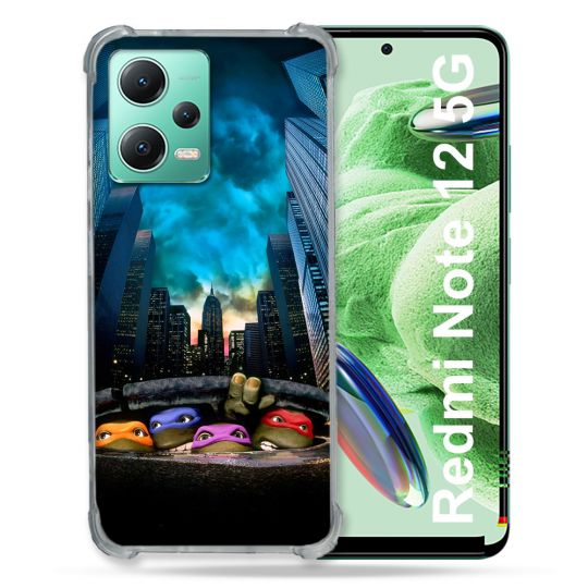 Coque Pour Xiaomi Redmi Note 12 5G Tortue Ninja Ville
