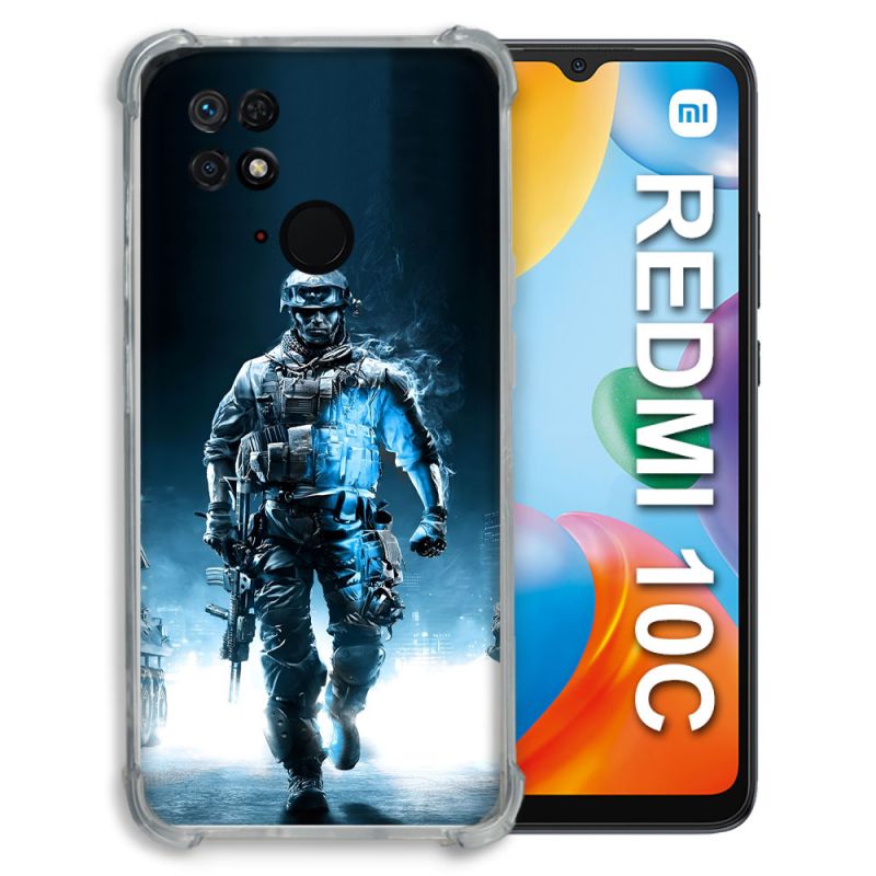 Coque Pour Xiaomi Redmi 10C Call Of Duty Guerrier