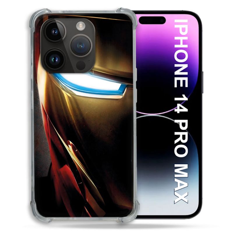 Coque Pour Iphone 14 Pro Plus Iron Man Casque