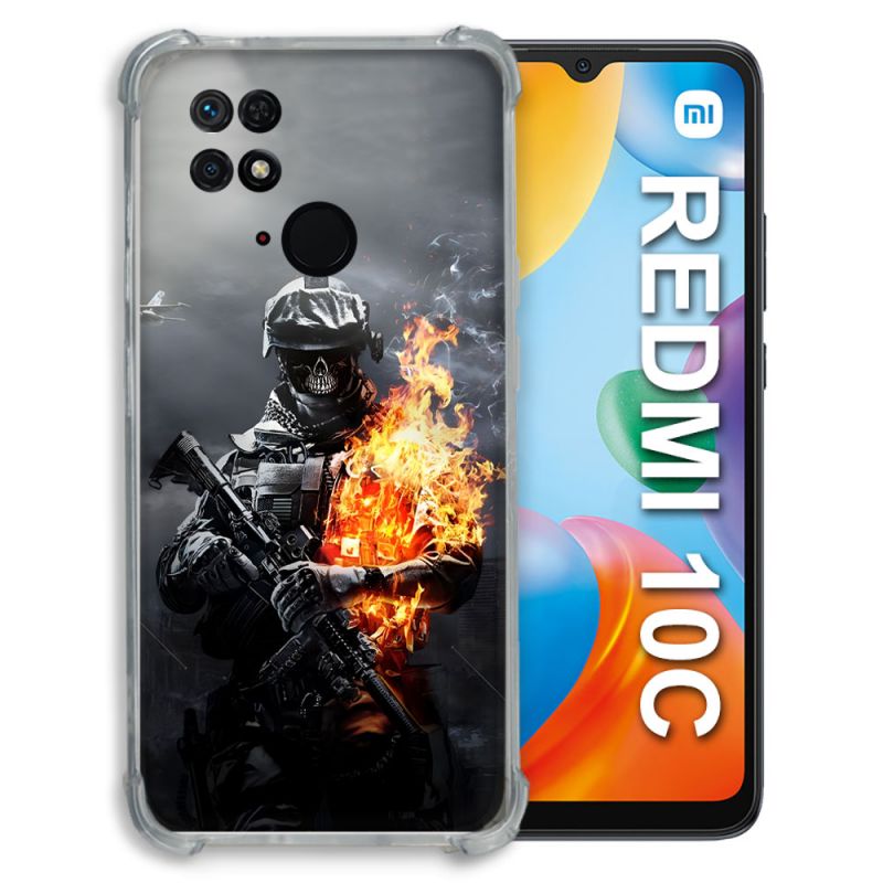 Coque Pour Xiaomi Redmi 10C Call Of Duty Squelette