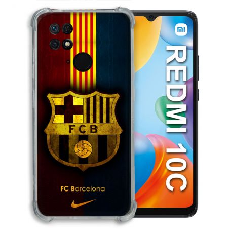 Coque Pour Xiaomi Redmi 10C Foot FC Barcelone Vintage