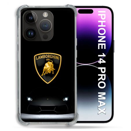 Coque Pour Iphone 14 Pro Plus Lamborghini Noir