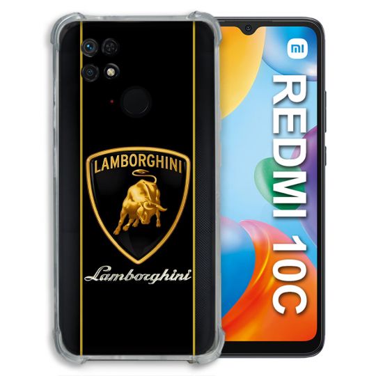 Coque Pour Xiaomi Redmi 10C Lamborghini Carbone