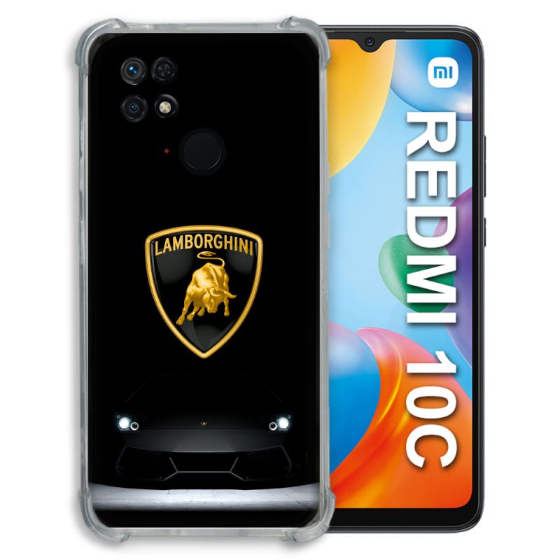 Coque Pour Xiaomi Redmi 10C Lamborghini Noir