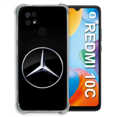 Coque Pour Xiaomi Redmi 10C Mercedes Carbone