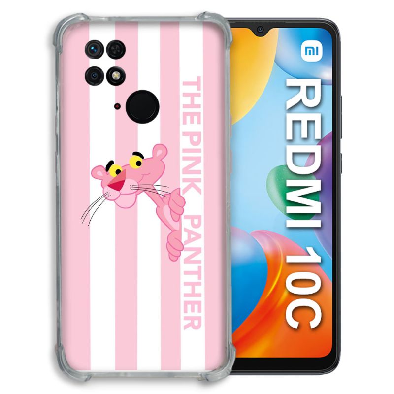 Coque Pour Xiaomi Redmi 10C Panthere Rose