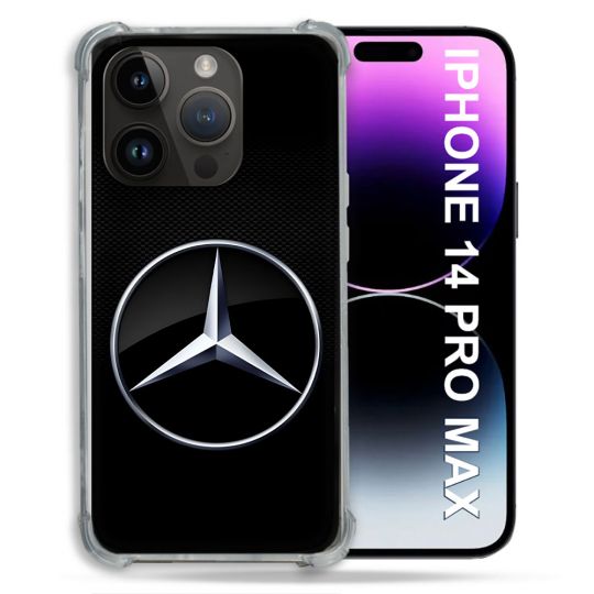 Coque Pour Iphone 14 Pro Plus Mercedes Carbone