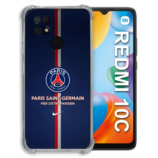 Coque Pour Xiaomi Redmi 10C Foot PSG Fier