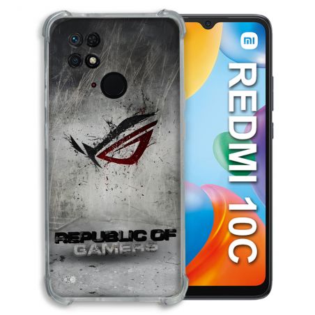 Coque Pour Xiaomi Redmi 10C ROG Gris