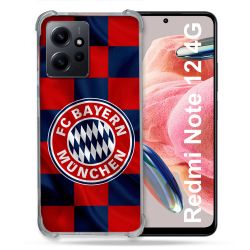 Coque Pour Xiaomi Redmi Note 12 4G Foot Bayern Munich Carreaux
