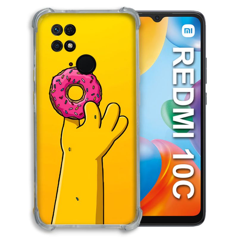 Coque Pour Xiaomi Redmi 10C Simpson Donuts