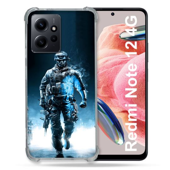 Coque Pour Xiaomi Redmi Note 12 4G Call Of Duty Guerrier