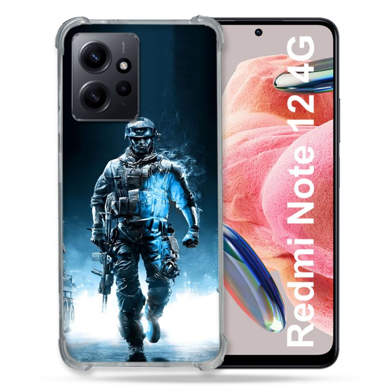 Coque Pour Xiaomi Redmi Note 12 4G Call Of Duty Guerrier