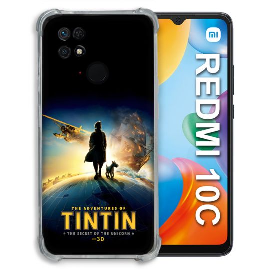 Coque Pour Xiaomi Redmi 10C Tintin Affiche