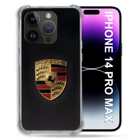 Coque Pour Iphone 14 Pro Plus Porsche Carbone