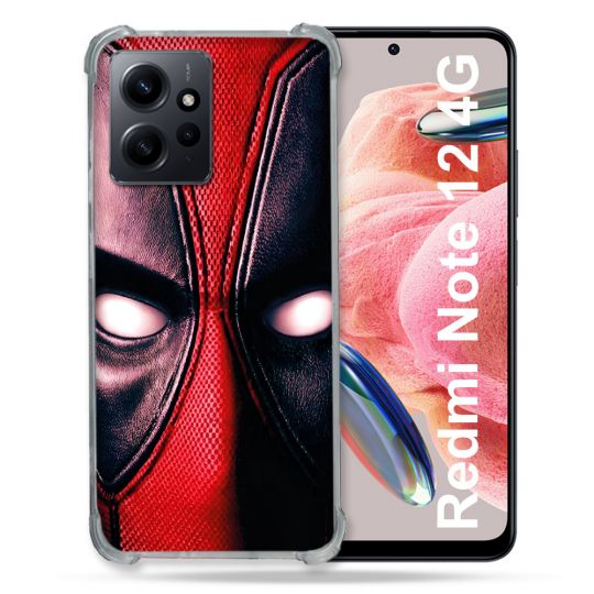 Coque Pour Xiaomi Redmi Note 12 4G Deadpool Yeux