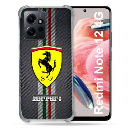Coque Pour Xiaomi Redmi Note 12 4G Ferrari Carbone