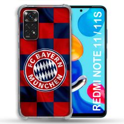 Coque Pour Xiaomi Redmi Note 11 / 11S Foot Bayern Munich Carreaux