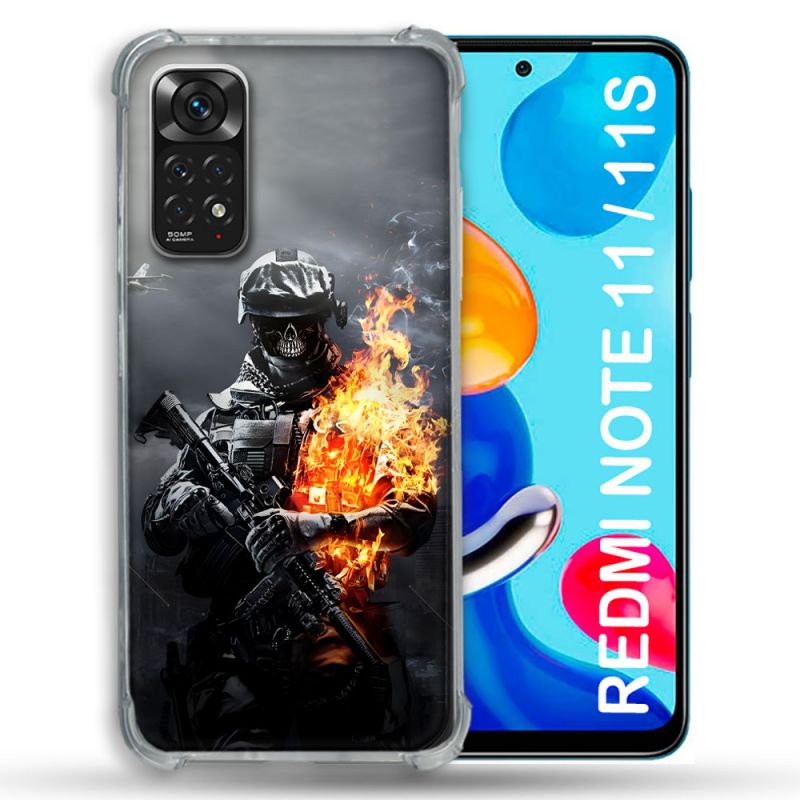 Coque Pour Xiaomi Redmi Note 11 / 11S Call Of Duty Squelette