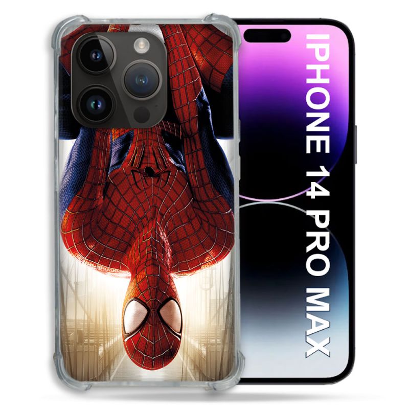 Coque Pour Iphone 14 Pro Plus Spiderman Invers