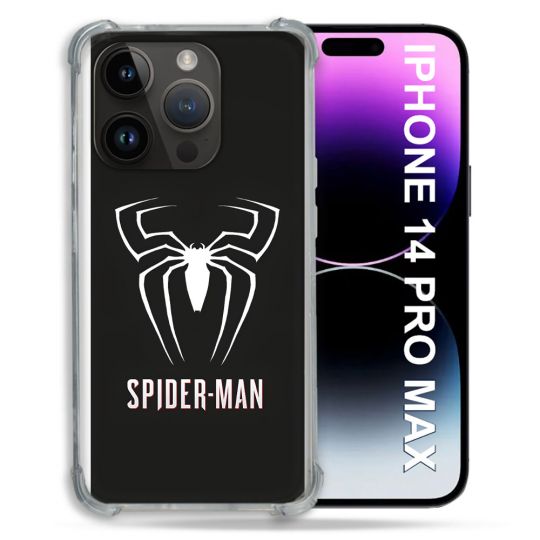 Coque Pour Iphone 14 Pro Plus Spiderman Logo