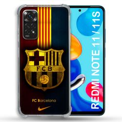 Coque Pour Xiaomi Redmi Note 11 / 11S Foot FC Barcelone Vintage