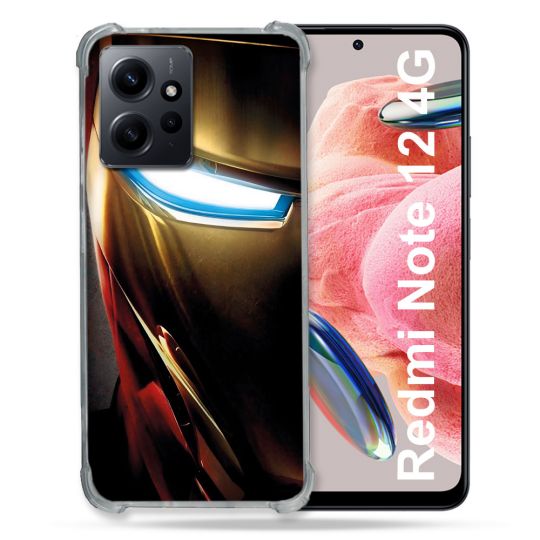 Coque Pour Xiaomi Redmi Note 12 4G Iron Man Casque