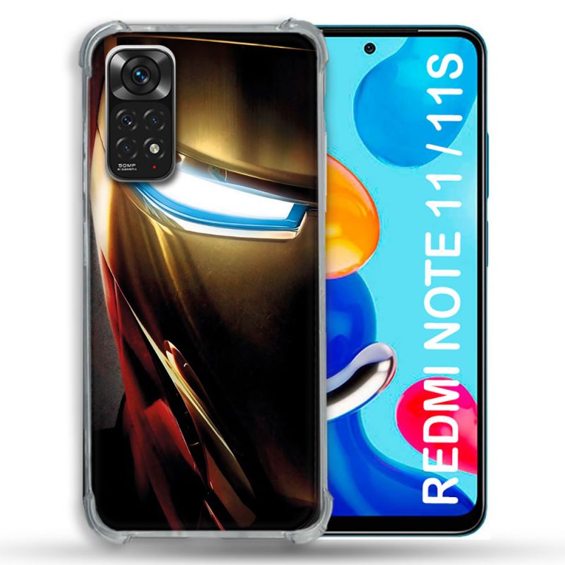 Coque Pour Xiaomi Redmi Note 11 / 11S Iron Man Casque