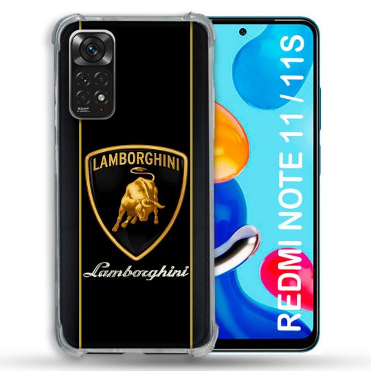 Coque Pour Xiaomi Redmi Note 11 / 11S Lamborghini Carbone