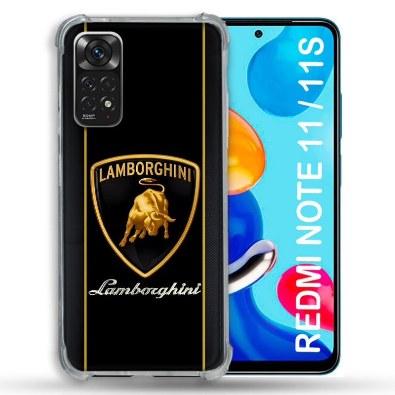 Coque Pour Xiaomi Redmi Note 11 / 11S Lamborghini Carbone