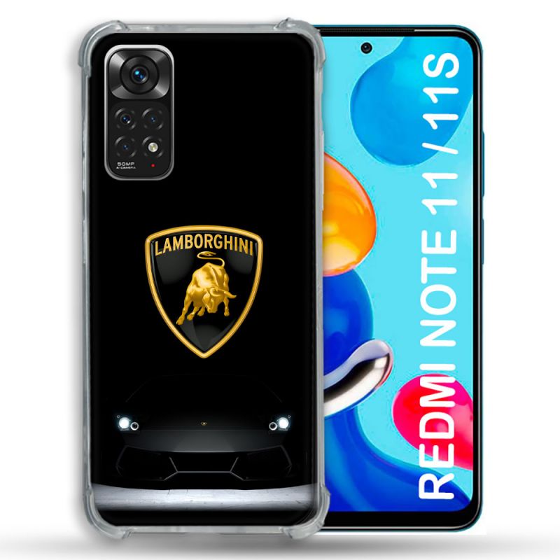 Coque Pour Xiaomi Redmi Note 11 / 11S Lamborghini Noir