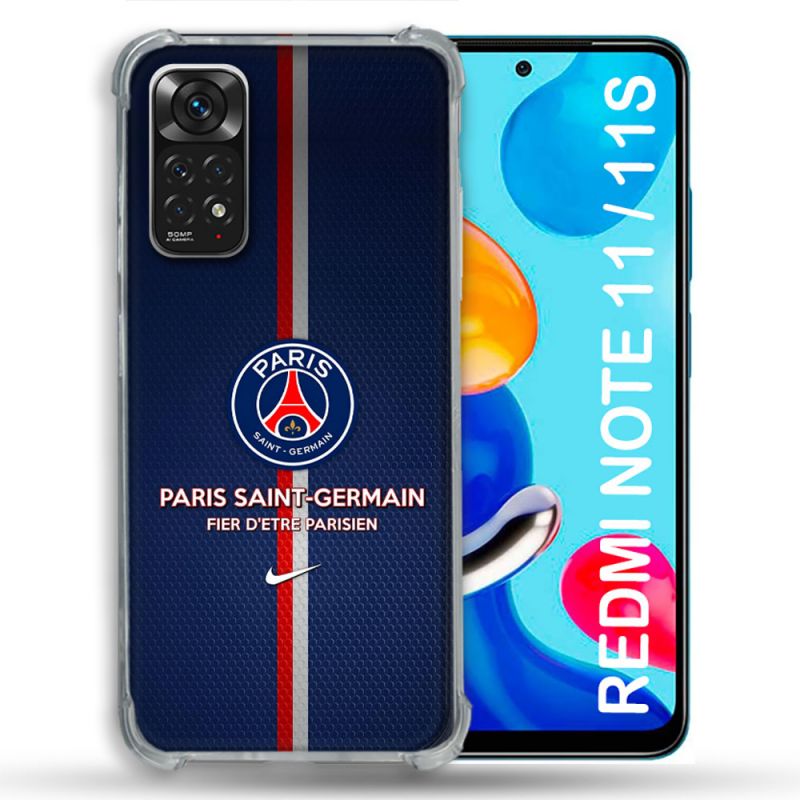 Coque Pour Xiaomi Redmi Note 11 / 11S Foot PSG Fier