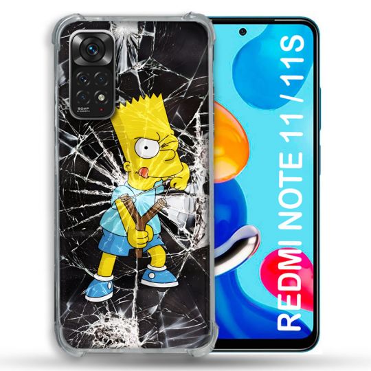 Coque Pour Xiaomi Redmi Note 11 / 11S Simpson Bart