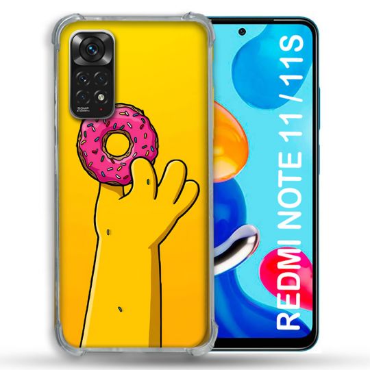 Coque Pour Xiaomi Redmi Note 11 / 11S Simpson Donuts