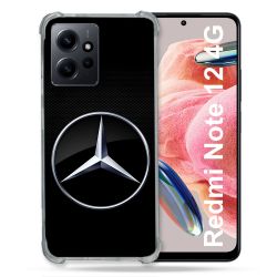 Coque Pour Xiaomi Redmi Note 12 4G Mercedes Carbone