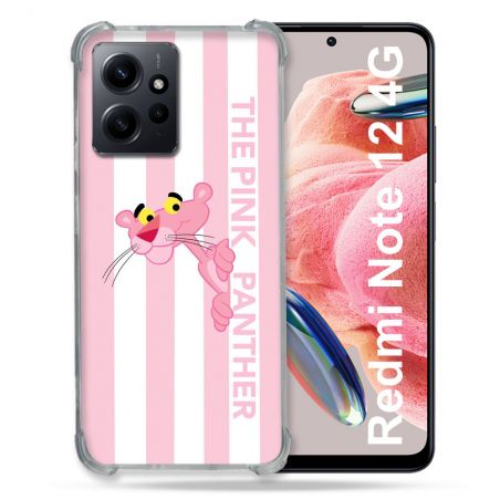 Coque Pour Xiaomi Redmi Note 12 4G Panthere Rose