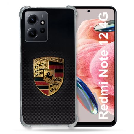 Coque Pour Xiaomi Redmi Note 12 4G Porsche Carbone