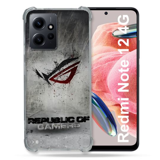 Coque Pour Xiaomi Redmi Note 12 4G ROG Gris
