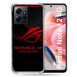 Coque Pour Xiaomi Redmi Note 12 4G ROG Rouge