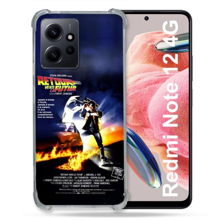 Coque Pour Xiaomi Redmi Note 12 4G Retour Vers Le Futur Affiche