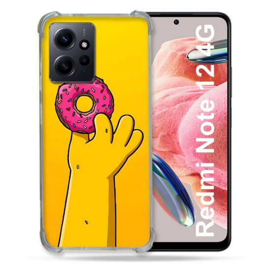 Coque Pour Xiaomi Redmi Note 12 4G Simpson Donuts