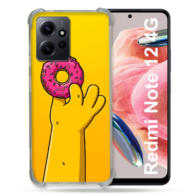 Coque Pour Xiaomi Redmi Note 12 4G Simpson Donuts
