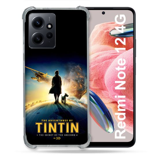 Coque Pour Xiaomi Redmi Note 12 4G Tintin Affiche